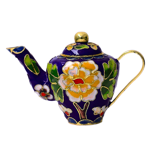 Teekanne S 0353 blau - zum Schließen ins Bild klicken